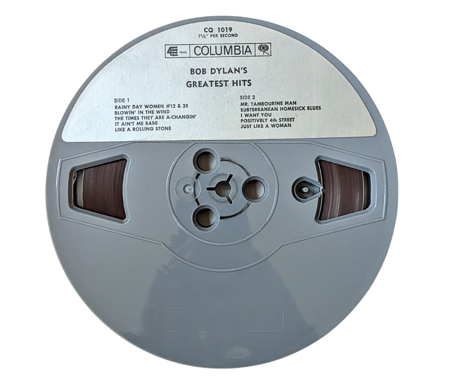 Greatests Hits V.I, Bob Dylan-  Track Reel to Reel Tape, 3 3/4 IPS