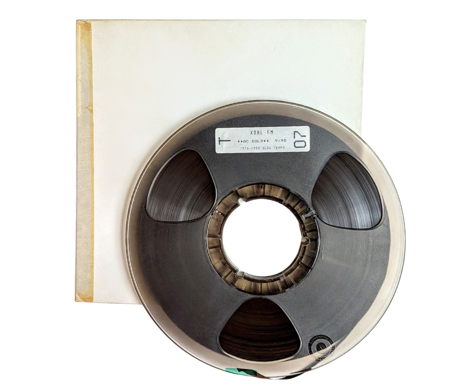 FM Radio Broadcast Programming: KDAL (Gold) 1976-1988- 2 track Reel to Reel Tape, 7 1/2 IPS