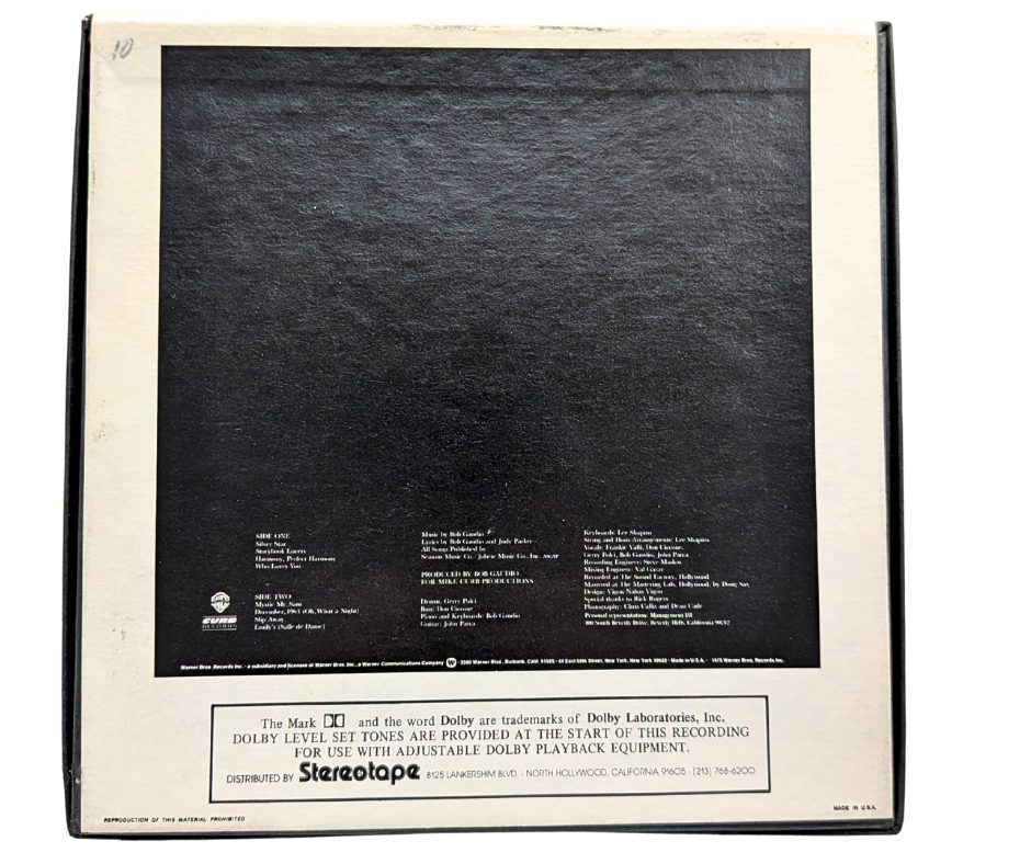 Who Loves You, The Four Seasons- 4 Track Reel to Reel Tape, 7 1/2 IPS