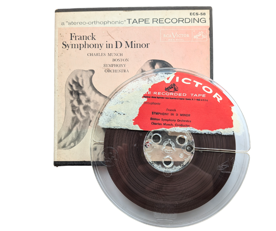 Franck: Symphony in D Minor, Charles Munch- 2 Track Reel to Reel Tape, 7 1/2 IPS