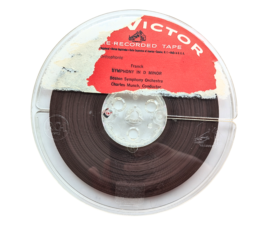Franck: Symphony in D Minor, Charles Munch- 2 Track Reel to Reel Tape, 7 1/2 IPS