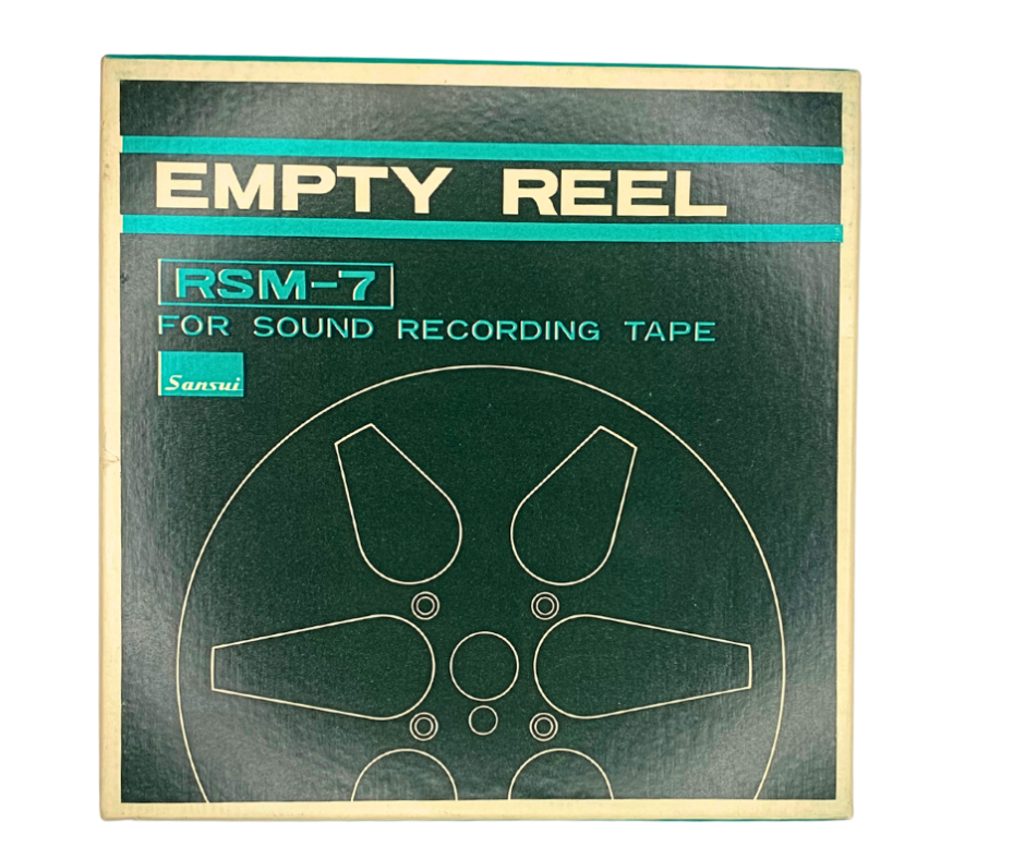 OEM Vintage Sansui Metal 7-inch Take up Reel RSM-7 Empty Reel 1/4" Tape