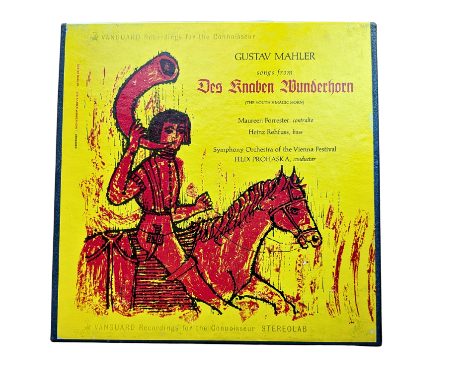 Gustav Mahler, Des Knaben Wunderhorn - 4 Track Stereo Reel to Reel Tapes, 7 1/2 IPS