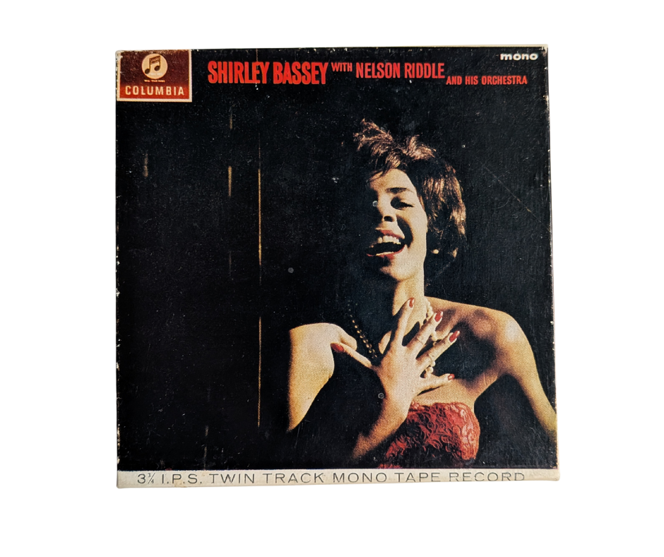 Let's Face the Music, Shirley Bassey- Twin track Mono Reel to Reel Tape, 3 3/4 IPS