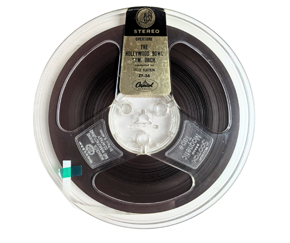 Overture!, Felix Slatkin- 2 track Reel to Reel Tape, 7 1/2 IPS