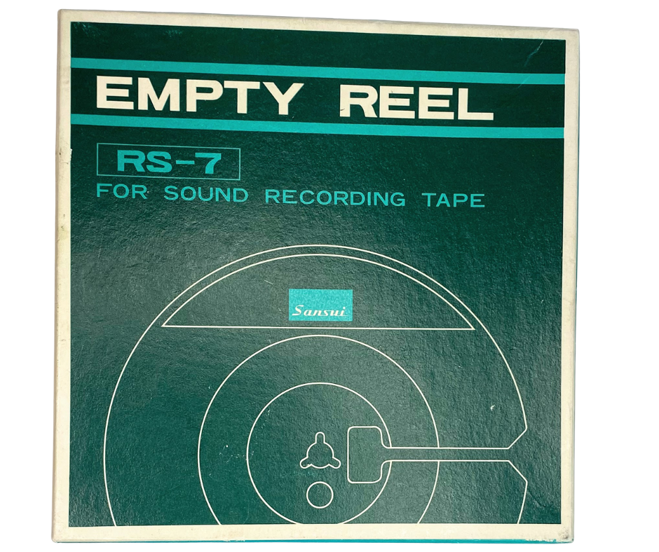 OEM - Vintage Sansui Metal 7-inch Take up Reel RSM-7 Empty Reel