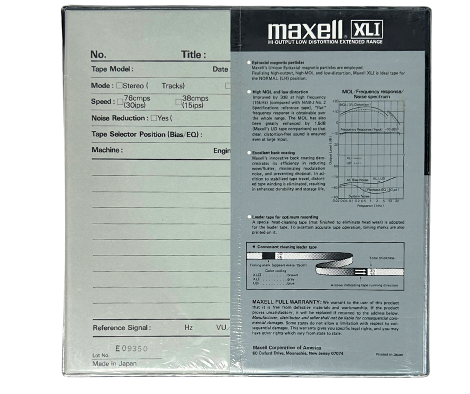 [Sealed] Sound Recording Tape, Maxell XLI- 35-90B