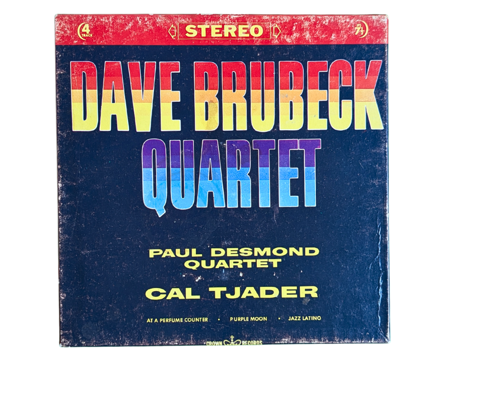 7½ IPS Dave Brubeck, Paul Desmond, Cal Tjader – Crown ST 157 4-track reel tape