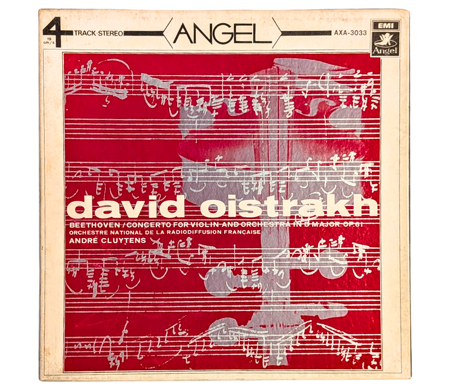 Beethoven Concerto for Violin and Orchestra in D Minor- 4 Track Reel to Reel Tape, 7 1/2 IPS