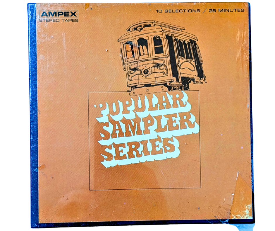 [Sealed] Popular Sampler Series, Presented by Ampex- 4 Track Reel to Reel Tape, 7 1/2 IPS