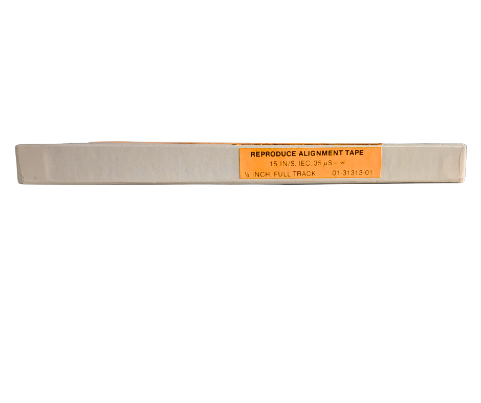 Ampex Reproduce Alignment Test Tape- 2 Track Reel to Reel Tape, 15 IPS