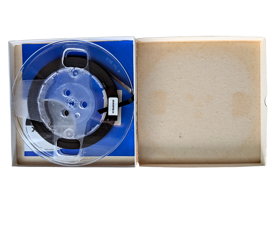 Ampex Reproduce Alignment Test Tape- 2 Track Reel to Reel Tape, 15 IPS