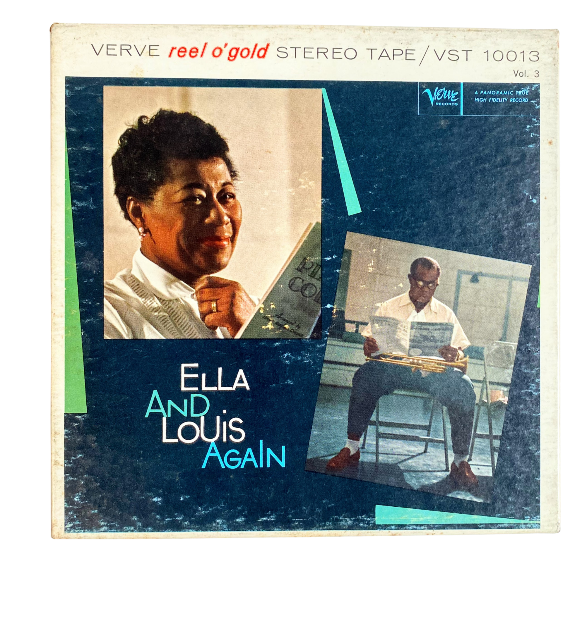 Ella and Louis Again, Ella Fitzgerald & Louis Armstrong - 2 track reel to reel tape, 7 1/2 IPS