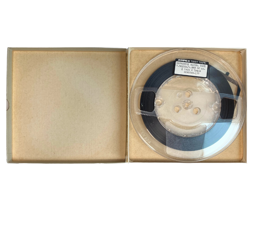 Ampex Reproduce Alignment Test Tape – 1/4" 2-Track NAB 7.5 & 15 IPS