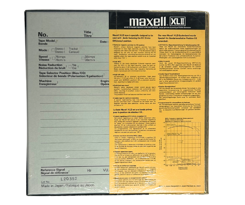 [Sealed] Sound Recording Tape, Maxell UD 35-90
