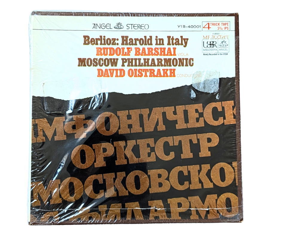 [Sealed] Berlioz: Harold in Italy, David Oistrakh- 4 Track Reel to Reel Tape, 3 3/4 IPS