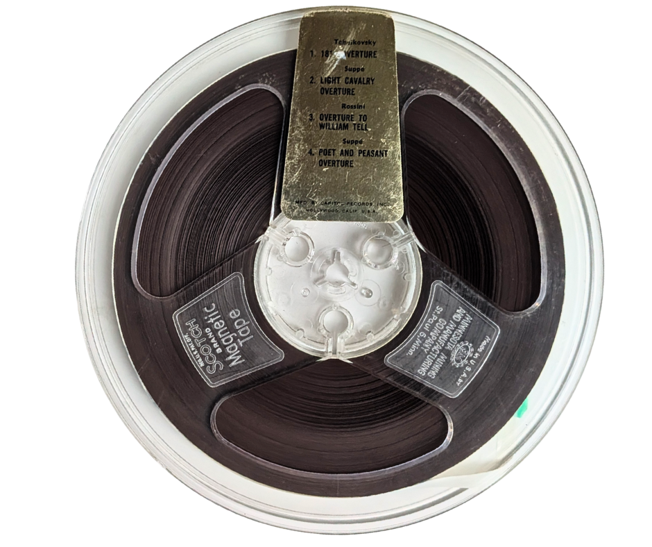 Overture!, Felix Slatkin- 2 track Reel to Reel Tape, 7 1/2 IPS