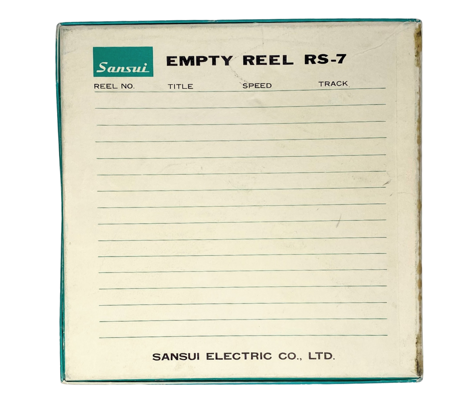 OEM - Vintage Sansui Metal 7-inch Take up Reel RSM-7 Empty Reel