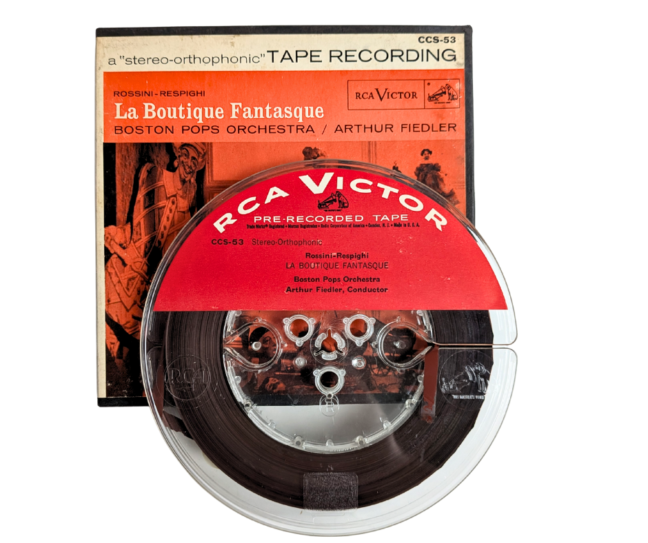 La Boutique Fantasque, Arthur Fiedler- 2 Track Reel to Reel Tape, 7 1/2 IPS
