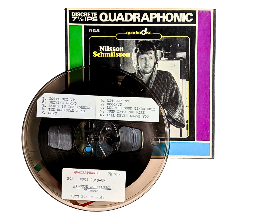 QUAD Nilsson Schmilsson, Harry Nilsson- Quadrophonic reel to reel tape, 7 1/2 IPS