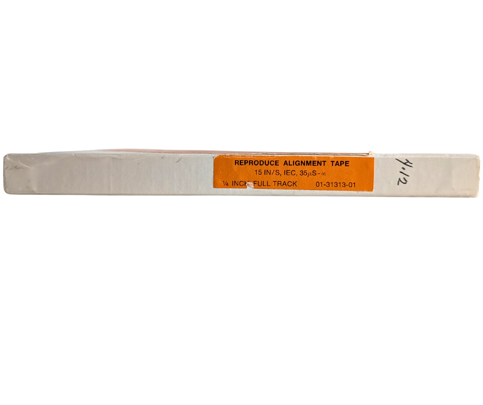 Ampex Reproduce Alignment Test Tape - 2 Track Mono, 15 IPS