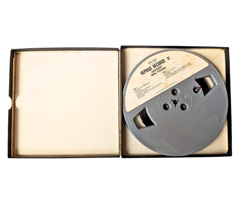 Harvest, Neil Young- 4 Track Reel to Reel Tape, 3 3/4 IPS