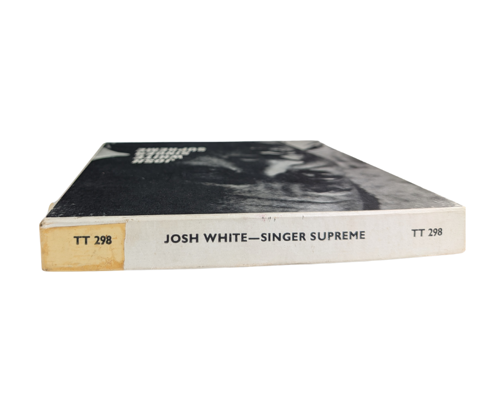 Singer Supreme, Josh White- 2 Track Reel to Reel Tape, 3 3/4 IPS