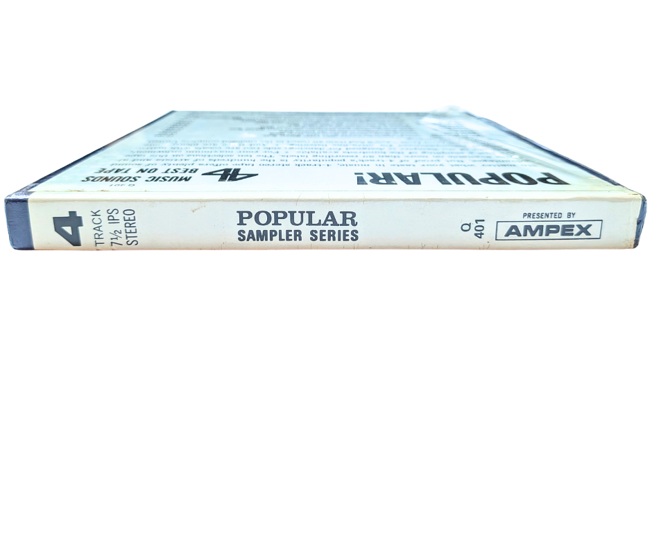 [Sealed] Popular Sampler Series, Presented by Ampex- 4 Track Reel to Reel Tape, 7 1/2 IPS