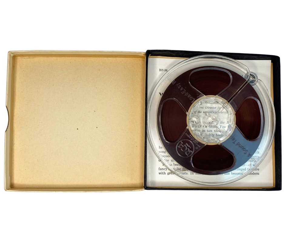 Walt Disney Song Carousel, Joe Reisman- 2 Track reel to reel tape, 7 1/2 IPS