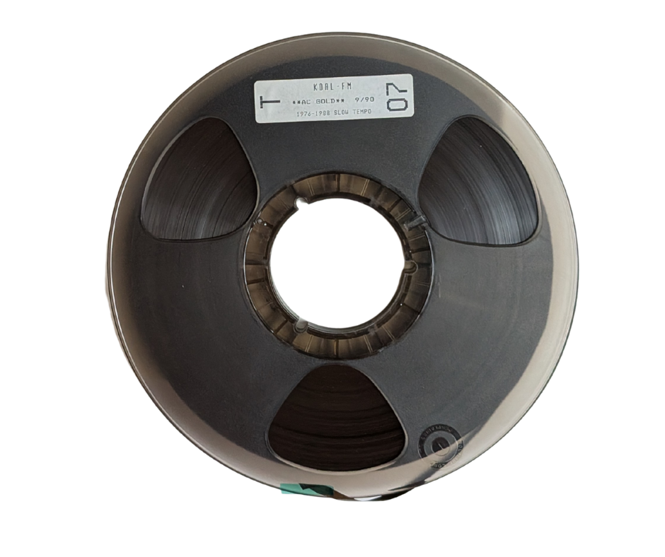 FM Radio Broadcast Programming: KDAL (Gold) 1976-1988- 2 track Reel to Reel Tape, 7 1/2 IPS