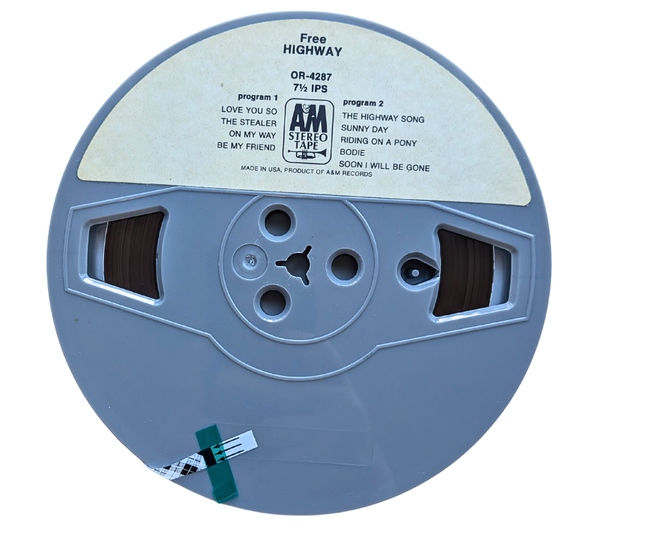 Highway, Free - 4 Track Reel to Reel Tape, 7 1/2 IPS
