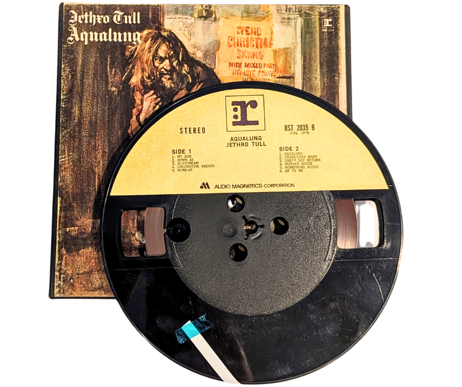 Aqualung, Jethro Tull- 4 Track Reel to Reel Tape, 3 3/4 IPS