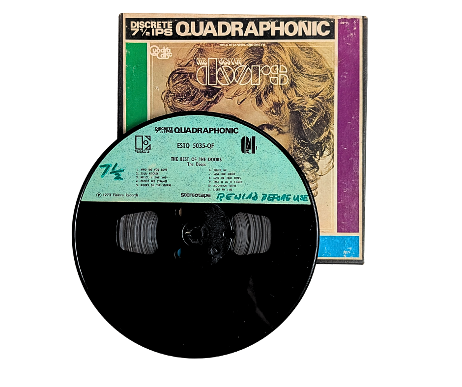 QUAD Best of the Doors, The Doors- Quadrophonic Reel to Reel Tape, 7 1/2 IPS