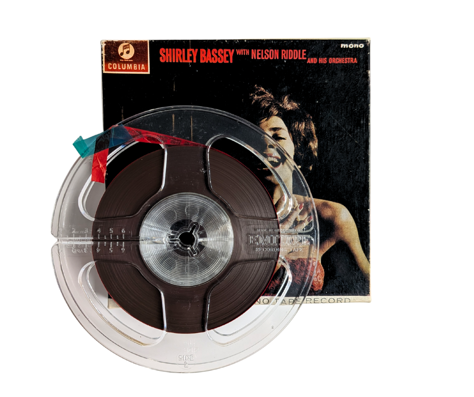 Let's Face the Music, Shirley Bassey- Twin track Mono Reel to Reel Tape, 3 3/4 IPS