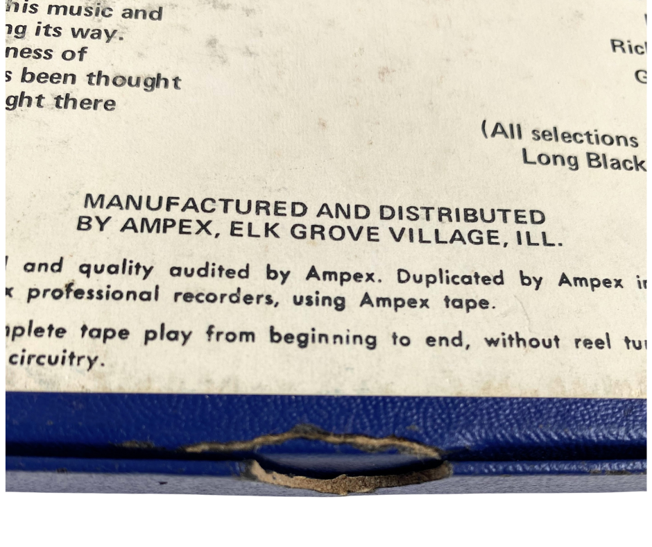 Music from Big Pink, Bing Pink- 4 track reel to reel tape, 7 1/2 IPS