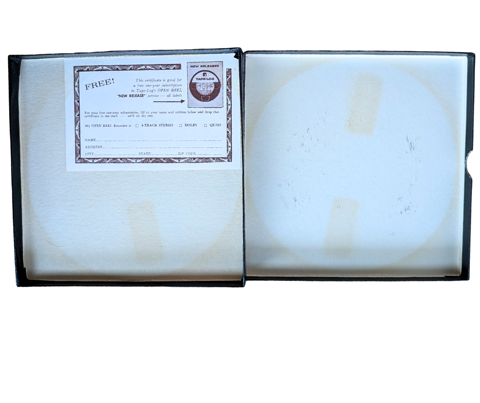 Uriah Heep Live, Uriah Heep - 4 Track Reel to Reel Tape, 7 1/2 IPS