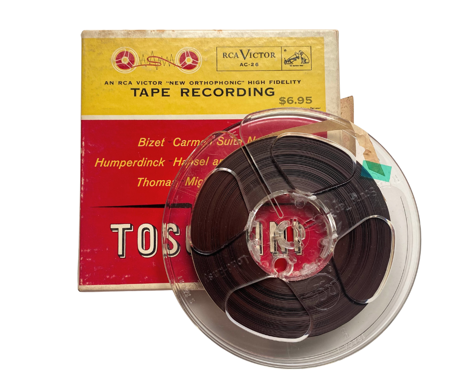 Carmen Suite No. 1 / Hänsel und Gretel: Prelude / Mignon: Overture,Toscanini- 2 Track Mono reel to reel tape, 3 3/4 IPS
