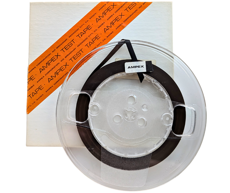 Ampex Reproduce Alignment Test Tape - 2 Track Mono, 15 IPS