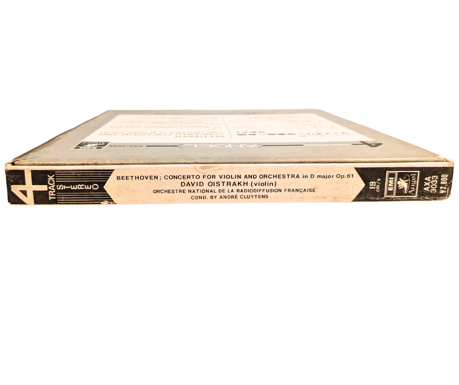 Beethoven Concerto for Violin and Orchestra in D Minor- 4 Track Reel to Reel Tape, 7 1/2 IPS