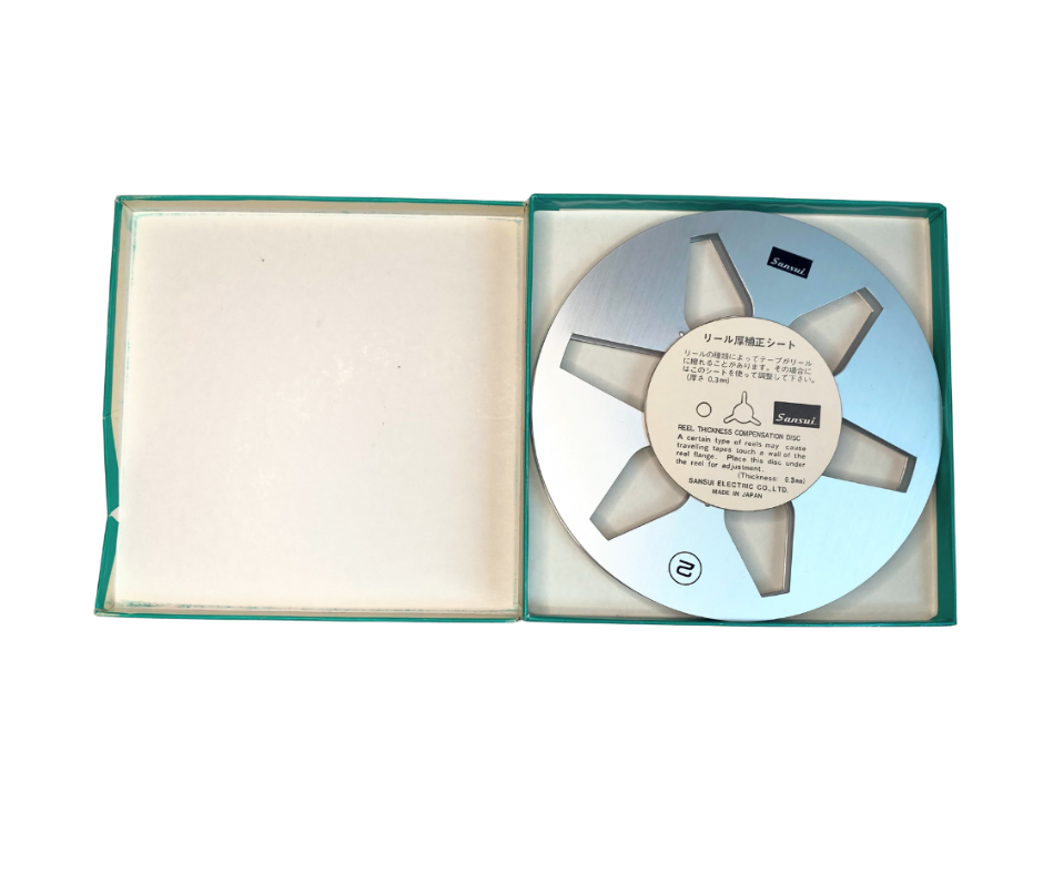 OEM Vintage Sansui Metal 7-inch Take up Reel RSM-7 Empty Reel 1/4" Tape