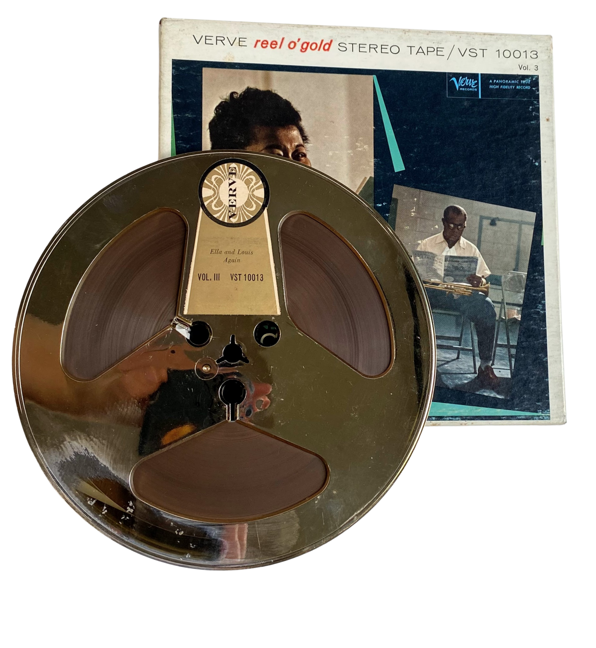 Ella and Louis Again, Ella Fitzgerald & Louis Armstrong - 2 track reel to reel tape, 7 1/2 IPS