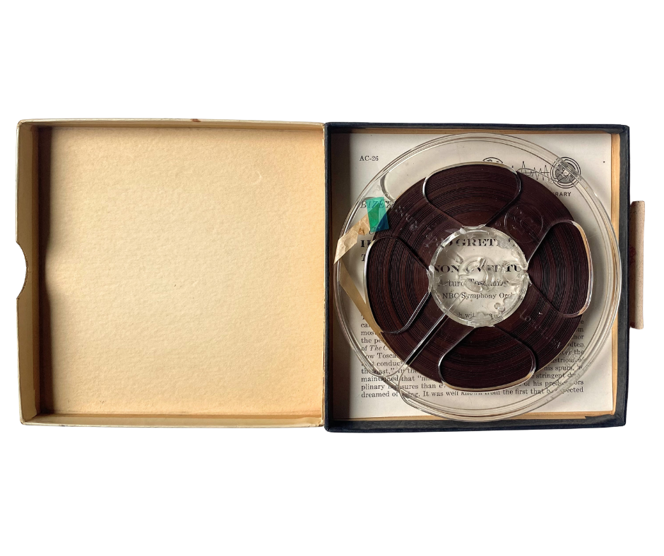 Carmen Suite No. 1 / Hänsel und Gretel: Prelude / Mignon: Overture,Toscanini- 2 Track Mono reel to reel tape, 3 3/4 IPS