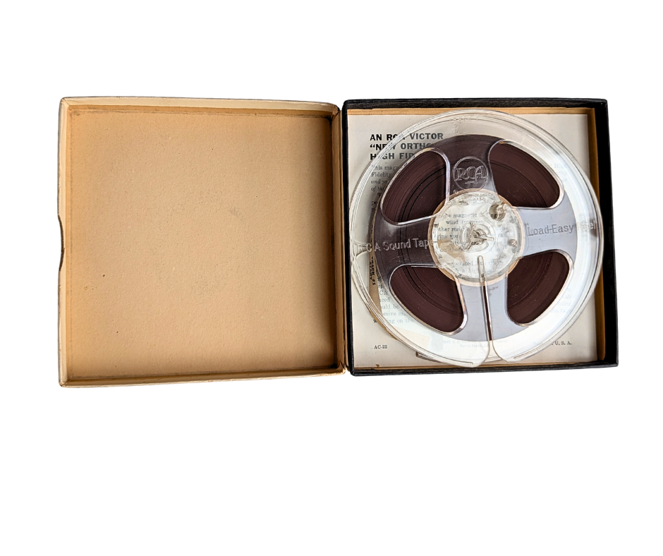 Two Bach Concertos in A Minor and in E Major, Alfred Wallenstein- 2 Track Mono Reel to Reel Tapes, 7 1/2 IPS