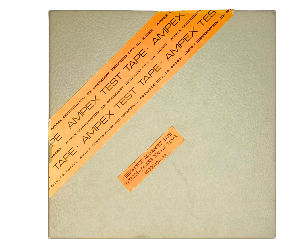 Ampex Reproduce Alignment Test Tape – 1/4" 2-Track NAB 7.5 & 15 IPS