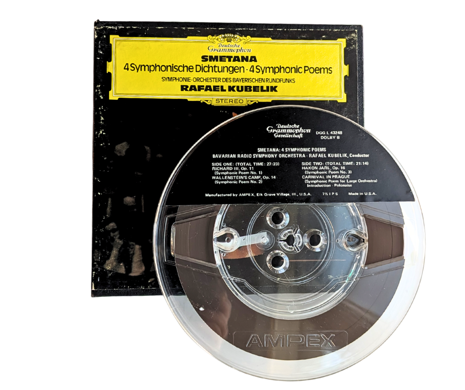 Smetana: 4 Symphonic Poems,Bedřich Smetana- 4 Track Reel to Reel Tap, 7 1/2 IPS