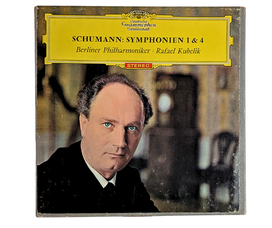 Schumann: Symphonies No. 1 & 4, Rafael Kubelik- 4 Track Reel to Reel Tape, 7 1/2 IPS