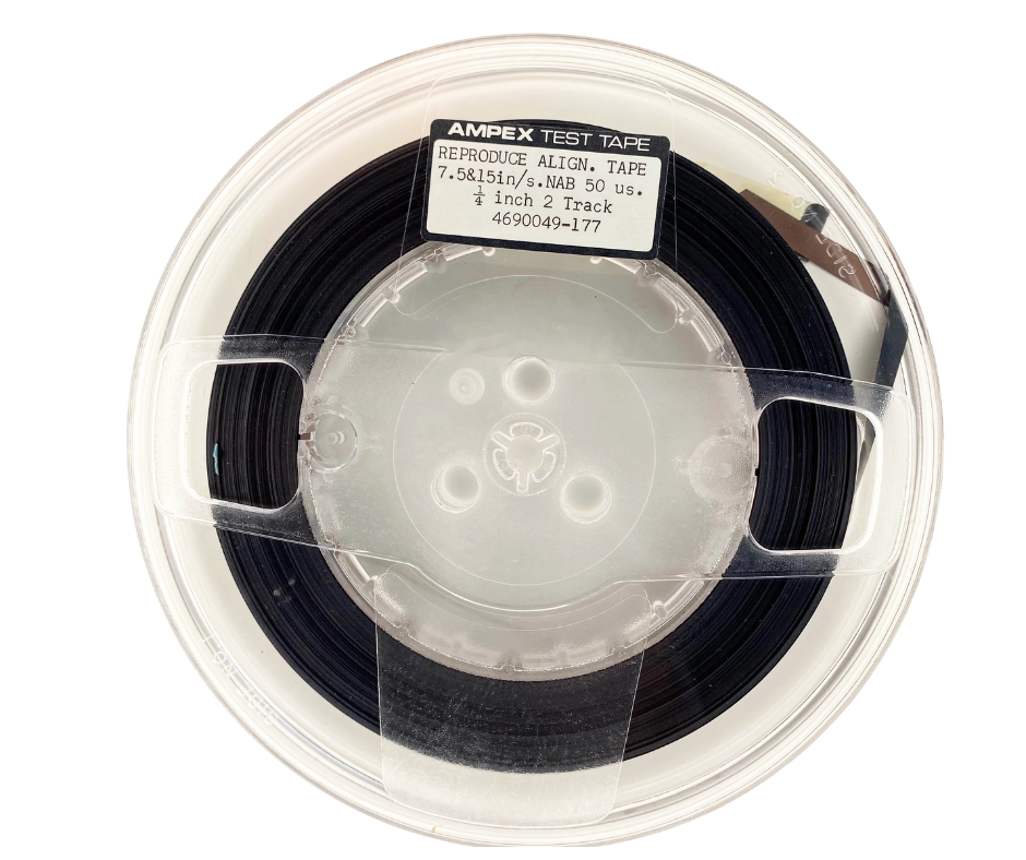 Ampex Reproduce Alignment Test Tape – 1/4" 2-Track NAB 7.5 & 15 IPS