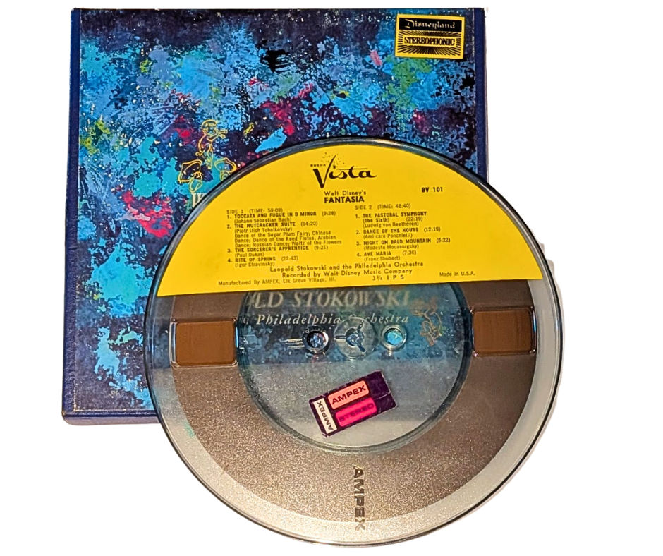Fantasia,-4 Track Reel to Reel Tape, 3 3/4 IPS