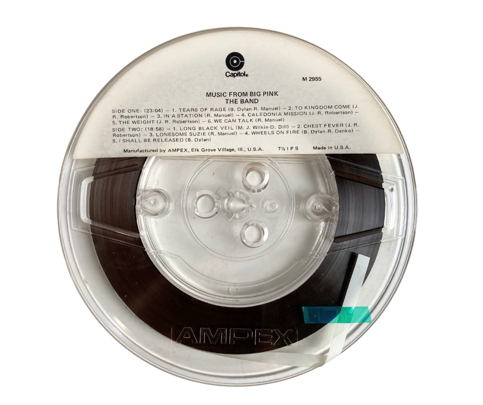 Music from Big Pink, Bing Pink- 4 track reel to reel tape, 7 1/2 IPS