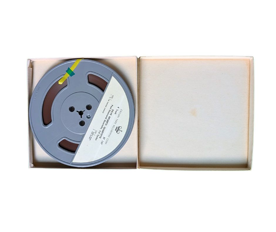 7½ IPS Dave Brubeck, Paul Desmond, Cal Tjader – Crown ST 157 4-track reel tape